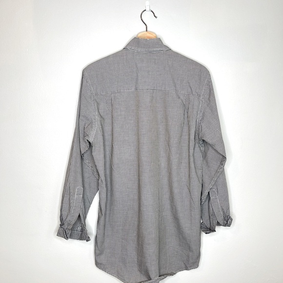 Burberry Brown Checkered Long Sleeve Casual Button Down Shirt Size Small - Picture 10 of 10